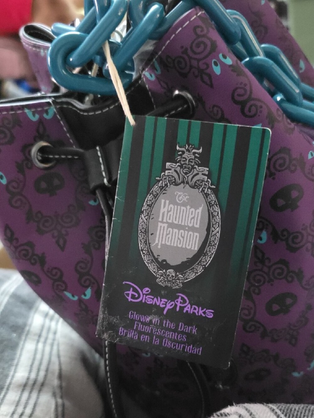 NEW W/tags! Exclusive Disney Parks Loungefly Haunted Mansion Wallpapper Backpack - Picture 3 of 6